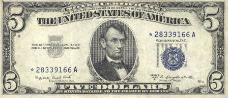 20 dollar bill serial number with star dated 1974