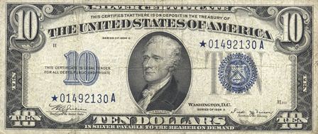 20 dollar bill serial number 1928 years